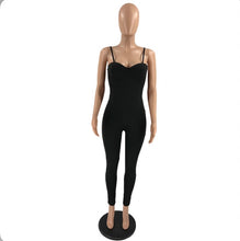 Load image into Gallery viewer, Solid Color Sexy Sling Jumpsuit