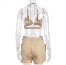 Load image into Gallery viewer, Sexy Fashion Halter Top And Shorts 2 Piece Set Www.dreamempirellc.com