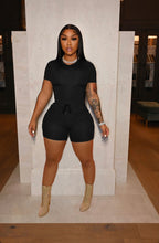 Load image into Gallery viewer, Solid T Shirt And Shorts Two Piece Sets
