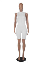 Load image into Gallery viewer, Fashion Zipper Sleeveless Rompers
