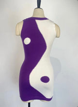 Load image into Gallery viewer, Color Block Sleeveless Tight Knit Mini Dress