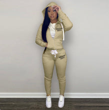 Load image into Gallery viewer, A Plush Sweatshirt Sports Casual Two Piece Set