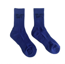 Load image into Gallery viewer, Fashion Women And Men Letters Print Solid Color Socks