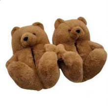Load image into Gallery viewer, Teddy Bear Home Cute Plush Warm Slippers