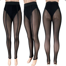 Load image into Gallery viewer, Plus Size Mesh See Through Night Club Pants Www.dreamempirellc.com