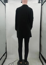Load image into Gallery viewer, Casual Solid Bra+Long Sleeve Shirt+Slit Pant 3 Piece Set