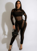 Load image into Gallery viewer, Plus Size Sexy Mesh Patchwork Tight Jumpsuit