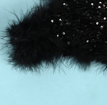 Load image into Gallery viewer, Sexy Sequin Feather Splicing Bodysuit