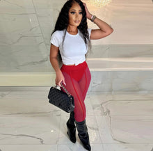 Load image into Gallery viewer, Plus Size Mesh See Through Night Club Pants Www.dreamempirellc.com