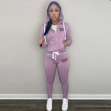 Load image into Gallery viewer, A Plush Sweatshirt Sports Casual Two Piece Set