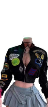 Load image into Gallery viewer, Long Sleeve Embroidered Jacket Baseball Coat
