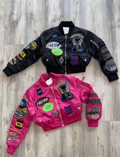Load image into Gallery viewer, Long Sleeve Embroidered Jacket Baseball Coat
