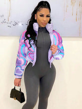 Load image into Gallery viewer, Long Sleeve Printed Cotton Jacket Coat
