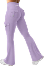 Load image into Gallery viewer, YEOREO CoreFlex Women Workout Flare Leggings
