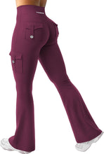 Load image into Gallery viewer, YEOREO CoreFlex Women Workout Flare Leggings

