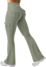 Load image into Gallery viewer, YEOREO CoreFlex Women Workout Flare Leggings
