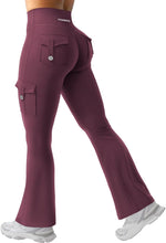 Load image into Gallery viewer, YEOREO CoreFlex Women Workout Flare Leggings
