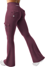 Load image into Gallery viewer, YEOREO CoreFlex Women Workout Flare Leggings
