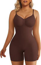Load image into Gallery viewer, SHAPERX Shapewear for Women Tummy Control Bodysuit Mid Thigh Body Shaper Shorts for a Lifted Look
