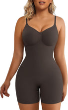 Load image into Gallery viewer, SHAPERX Shapewear for Women Tummy Control Bodysuit Mid Thigh Body Shaper Shorts for a Lifted Look
