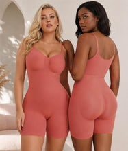 Load image into Gallery viewer, SHAPERX Shapewear for Women Tummy Control Bodysuit Mid Thigh Body Shaper Shorts for a Lifted Look
