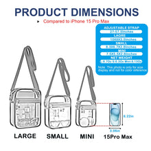 Load image into Gallery viewer, USPECLARE Clear Purse for Stadium Events Transparent Messenger Bag
