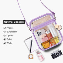 Load image into Gallery viewer, USPECLARE Clear Purse for Stadium Events Transparent Messenger Bag

