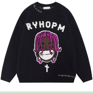 Loose Long Sleeve Pullover Sweater