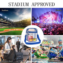 Load image into Gallery viewer, USPECLARE Clear Purse for Stadium Events Transparent Messenger Bag
