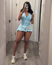 Load image into Gallery viewer, Solid Color Sleeveless Zipper Romper
