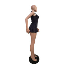 Load image into Gallery viewer, Solid Color Sleeveless Zipper Romper

