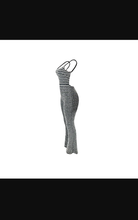 Load image into Gallery viewer, Sexy Backless Striped Jumpsuit
