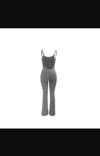 Load image into Gallery viewer, Sexy Backless Striped Jumpsuit

