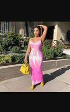 Load image into Gallery viewer, Sexy Printed Backless Sling Maxi Dress
