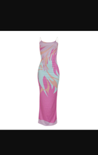 Load image into Gallery viewer, Sexy Printed Backless Sling Maxi Dress
