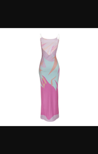 Load image into Gallery viewer, Sexy Printed Backless Sling Maxi Dress

