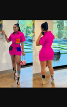 Load image into Gallery viewer, Fashion Pocket Short Sleeve Skirt Suit
