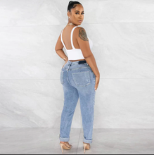 Load image into Gallery viewer, Plus Size Fashion Holes Tight Jeans
