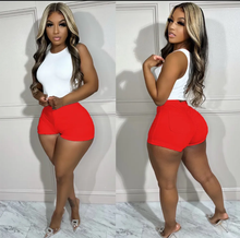 Load image into Gallery viewer, Solid Color High Waist Shorts
