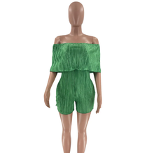 Load image into Gallery viewer, Fashion Ruffle Pleated Romper
