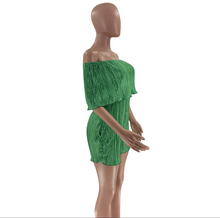 Load image into Gallery viewer, Fashion Ruffle Pleated Romper
