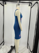 Load image into Gallery viewer, Solid Color Print Mini Dress
