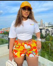 Load image into Gallery viewer, Printed Casual Sports T-Shirts Shorts Two Piece Set
