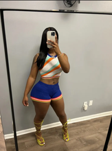 Load image into Gallery viewer, Fashion Sleeveless Vest And Shorts Two Piece Set
