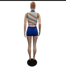 Load image into Gallery viewer, Fashion Sleeveless Vest And Shorts Two Piece Set
