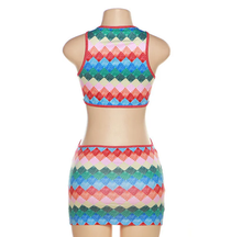 Load image into Gallery viewer, Fashion Sexy Hollow Slim Fit Printed Dress
