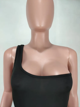 Load image into Gallery viewer, Sexy Slash Shoulder Lace Splicing Jumpsuit
