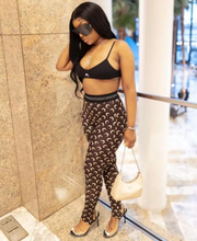 Load image into Gallery viewer, Moon Print Casual Sport 2 Piece Set
