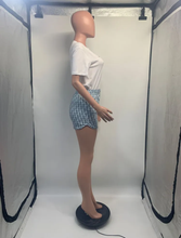 Load image into Gallery viewer, Letter Print Solid T Shirts And Shorts Two Piece Set
