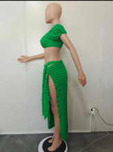 Load image into Gallery viewer, Sexy Solid Color Three Piece Skirts Set

